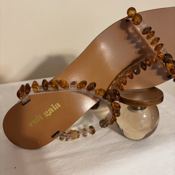 CULT GAIA Clio Round Sphere Heel Sandals - Size 38EU/8US - Picture 9 of 12